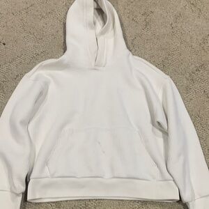 H&M White Hoodie Jacket